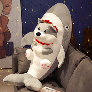 JIFANPAUL | Funny Shark Dog Plush Toy Pillow
