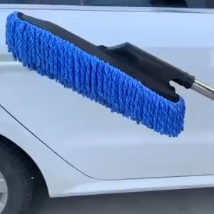 POJ Kemoceng Lap Microfiber Panjang Tarik Tekuk Teleskopik 280CM Stainless