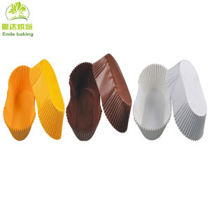 White Baking Boat Shaped Cake Holder 36 Heads Molasses Coffee Colored Pad Paper Butter Oil Resistant Paper Kitchen Cooking Tools