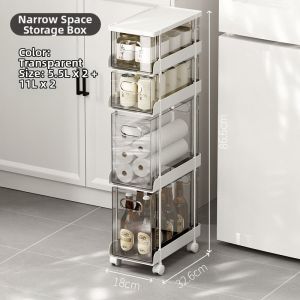 Movable Narrow Space Storage Rack
