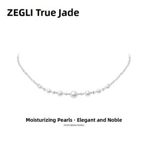 zengliu | French-style Light Luxury Small Circle Pearl Necklace Accessories
