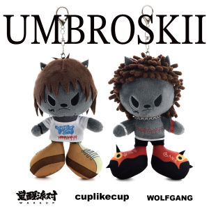 Cuplikecup Collaborative Wolfgang Rap Character Plush Toy & Keychain Bag Pendant