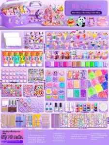 Bộ Vật Liệu Đất Sét DIY Cho Bé Gái Trẻ Em Làm Scrapbooking