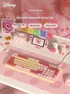 Disney | Bàn Phím Bluetooth Không Dây Im Lặng Dễ Thương