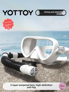 yottoy | Diving Goggles Snorkeling Mask Freediving Adult Set