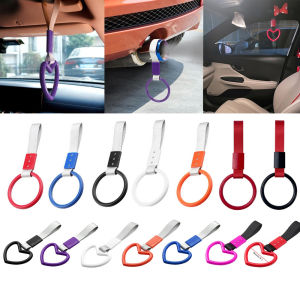 JDM TSURIKAWA RING Car Rear Bumper Warning Loop Car Interior Pull Ring Subway Train Bus Handle Strap Charm Drift