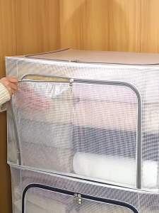 Transparent Foldable Storage Box Clothes Organizer Clothes Storage Oxford Storage Box Storage Organizers Storage Box 收纳盒