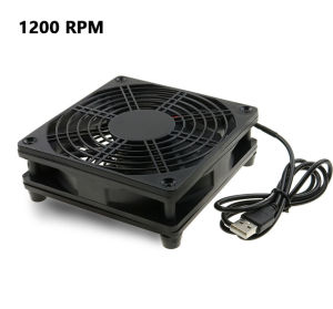 Router Cooling Fan DIY PC Cooler TV Box Wireless Silent Quiet DC 5V USB Power 120mm 240mm Fan 12CM W/Screws Protective Net