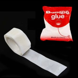 กาวติดลูกโป่ง เทปกาวเจล 2 หน้าติดบอลลูน ลูกโป่ง ตกแต่งงานเลี้ยงปีใหม่