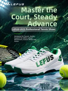 LEFUS | Breathable Comfortable Non-slip Durable Cushioning Tennis and Badminton Shoes