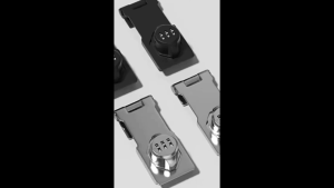 Maju Kreasi Bangunan - Gembok Overpal Nomor Kode Kunci Digit Pintu Lemari 3inch 4inch Chrome Hitam