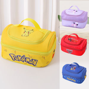 กระเป๋าใส่อาหารแบบหนา กระเป๋าใส่อาหารแบบถือได้ กระเป๋าใส่อาหารแบบกันน้ำ กันน้ำมัน ลายการ์ตูนน่ารักสำหรับนักเรียนและผู้ใช้ในออฟฟิศ