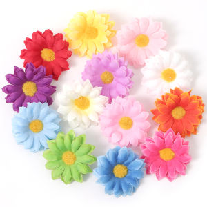 10Pcs Silk Sunflower Artificial Daisy Flowers Head for Wedding Party Home Decor DIY Christmas Decoration Wreath Fake Flower
