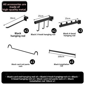Free-standing Metal Closet Shelving Unit
