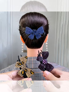 เครื่องประดับผมรูปผีเสื้อประดับเพชรสำหรับผู้หญิง 2025 รุ่นใหม่ ระดับไฮเอนด์ ทรงหางนก คลิปผม ประดับผม ดีไซน์เก๋ไก๋