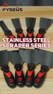 Fyseus by Mitsushi Stainless Steel Paint Scraper Wall Scraper Oil Ash Knife Stainless Steel Paint Scraper Wall Putty Scraper Wall Scraper