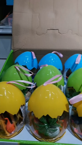 Quả trứng chơi khủng long nhựa mềm  – Mô hình khủng long bạo chúa cho bé mới nhất 2025