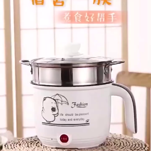 Mini multifunctional rice cooker 1.8L capacity electric frying Wok non stick electric boiling pot