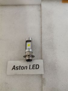 BOHLAM LAMPU DEPAN MOTOR BEBEK / MATIC H6 AC DC LAMPU LED 2 SISI DEPAN TERANG KUALITAS MANTAP