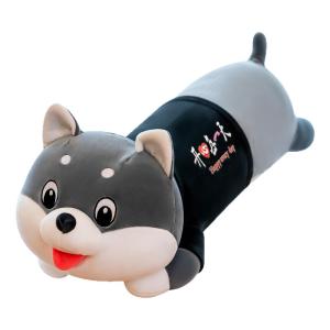 QIAOSHANG | Stretching Funny Tongue Husky Plush Toy