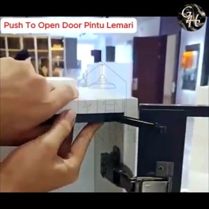 Push to Open Pintu Lemari Otomatis Sistem One Touch Peredam Pintu Kabinet Membuka Lemari Pakaian