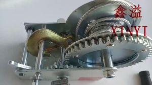 800LBS Wire Rope Hand Winch Katrol Manual WinchHand Boat Tinggi Kualitas