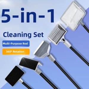 TEKANAI | Five-in-One Small Aquarium Cleaning Tool Set Algae Remover