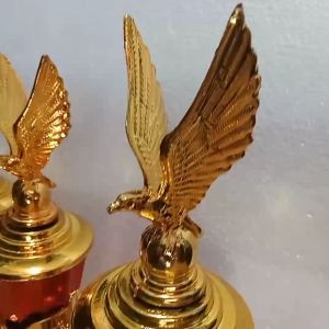 Piala Lomba Juara 1 2 3 4 (garuda body merah raser) \\\"costum\\\" (bisa satuan juga) & free sticker