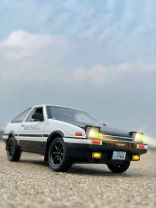 Initial D Toyota AE86 Sound and Light Pullback Toy Car
