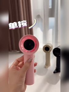 100 Speeds Portable kipas mini with Display USB Rechargeable Handheld Fan Cooler in Summer 手持小风扇