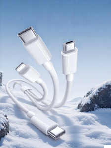 Bosie | 3-in-1 100W Fast Charging Cable Type-C to Dual C Ports