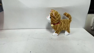 Cute Walking CAT **FREE BATTERY** Electronic Walking cat Plush Toy With Sound TB0115_23 *Ready Stock*