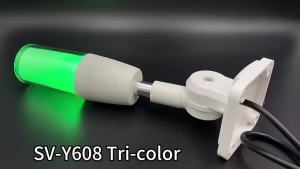 LED Light Siren Alarm Warning Light with Buzzer 12V/24V/220V Red/Green/Yellow Signal Lamp Alert Indicator Equipment Tower Layer