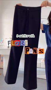 [Nhập LAZLOOK99 GIẢM 100K/500K] Quần ống loe cạp cao chất vitex dày đặn đứng form - Flare Pants - ufothebasic