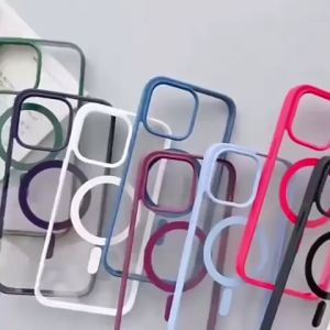 JRCASE Premium Softcase Magsafe Magnetic Candy Clear HD Untuk iPhone 15, 14, 13, 12, 11 Pro Max Plus XR X XS