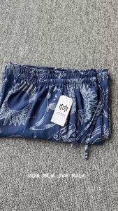 CELANA KULOT HOMMY - KULOT ADEM CRINKLE MOTIF PIYAMA