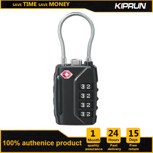 KIPRUN TSA อนุมัติตัวล็อคกระเป๋าการรวมกัน4หลักสายคล้องสัมภาระตัวล็อคกระเป๋ากุญแจคล้องกระเป๋า TSAกุญแจรวมกันการเดินทางสำหรับกระเป๋าเป้สะพายหลังกระเป๋าเดินทางกระเป๋าถือตู้เก็บของ
