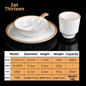 New Durable Restaurant Dinnerware Set