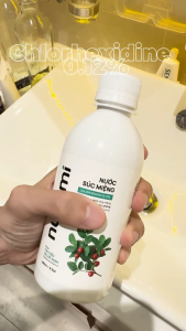 Nước Súc Miệng Nuxumi Giảm Lây Lan Cúm Làm Sạch Răng Miệng Vị Trà Xanh Dễ Súc 280ml