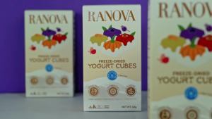 Ranova Langnuo Cat Treat Freeze Dried Yogurt Cube Mixed Flavors 40pcs/box Probiotic Healthy Snack For Dogs Cats