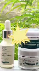PROMO COD Amura Paket Hemat Antiaging - Spesialis Lawan Kerutan dan Flek Hitam Bandel 3IN1 Retinol