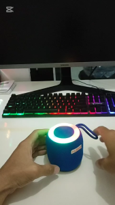 Speaker Mini Bluetooth Fleco Mini Wireless Portable Baterai Isi Ulang Suara Bagus F1914FB