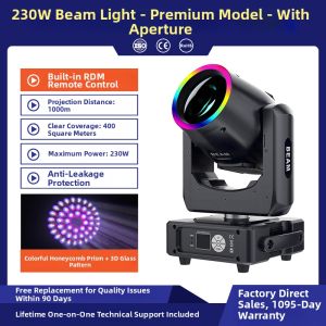 Paxdun | Portable 230W LED Beam Light with Moving Head 230W