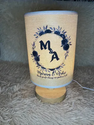 Personalized Lamp Wedding souvenir giveaway Lampshade