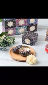 Scented candles Natural Fragrance Soy Wax Fragrance Aroma Air freshener smokeless Burn for 15 hours Exquisite gift box