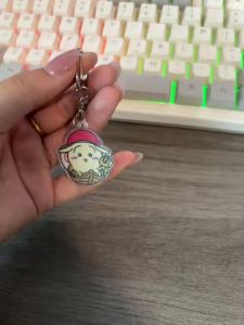 Bandai | Móc Khóa Hoạt Hình Hachiware Usagi Momonga Dễ Thương Phụ Kiện Trang Trí Cặp Sách Học Sinh Mặt Dây Chuyền Trang Trí Nội Thất Ô Tô