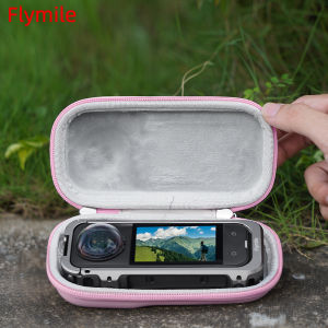 Flymile สําหรับ Insta360 X5 กรงกระต่ายกระเป๋า X5 กรอบป้องกันกระเป๋าถือ Mini กระเป๋าถือแบบพกพาอุปกรณ์เสริมสําหรับกล้อง