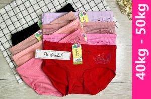 [ BRABRALAH ] (4 HELAI RM 12) Seluar Dalam Wanita  40kg-50kg  #1382  Ladies panties lady panties  lady underwear