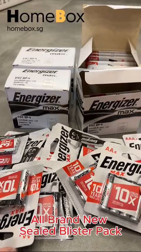 🪫 ENERGIZER 🇸🇬 [BUNDLE OF 24/48] AA/AAA MAX BATTERY | Alkaline Batteries [Homebox]
