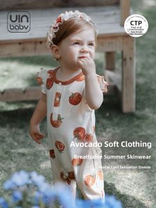 UIN BABY | Summer Thin Newborn Romper Modal